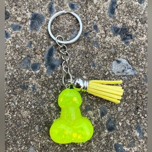 Epoxy Resin “Willy” Keychain
